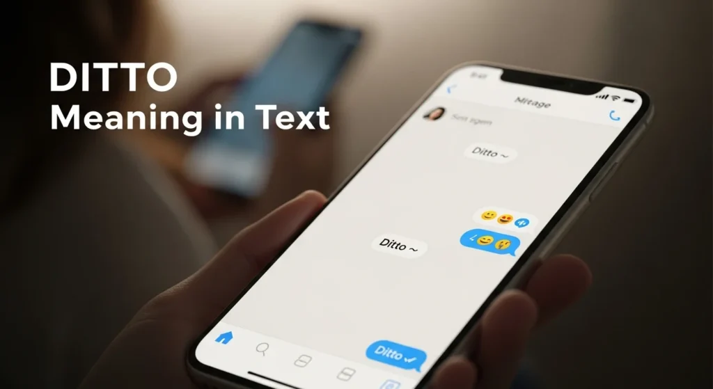 DITTO Meaning in Text