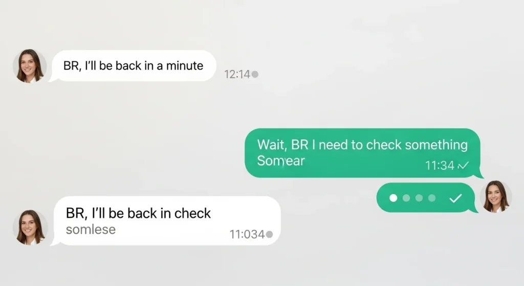 Examples of BR Meaning in Text in Sentences