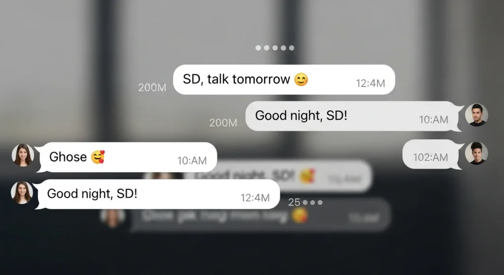 Examples of SD Meaning in Text in Sentences