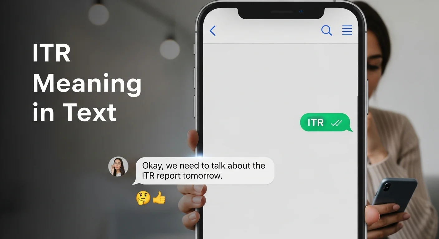 ITR Meaning in Text