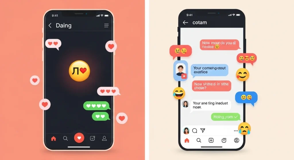 Difference Between 🥰 Meaning from a Girl in Text and Similar Terms