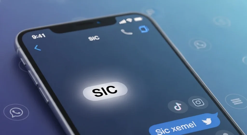 SIC Meaning in Text