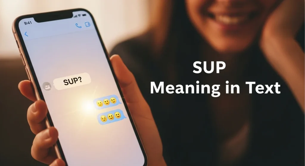 SUP Meaning in Text