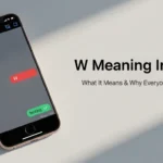 W Meaning In Text