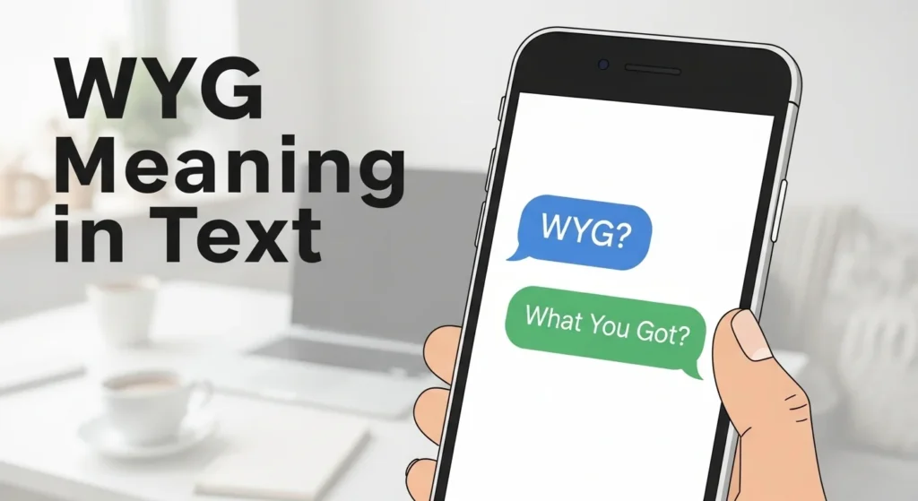 WYG Meaning in Text