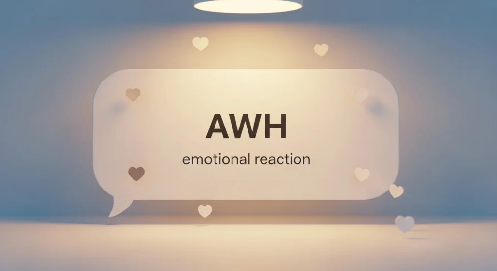 What Does AWH Mean in Text?