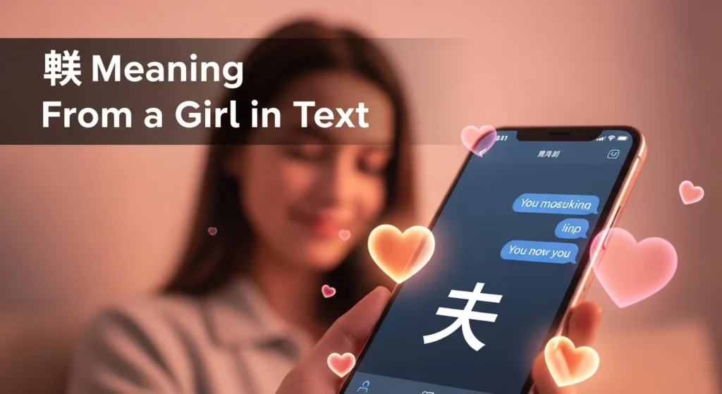 🥰 Meaning from a Girl in Text