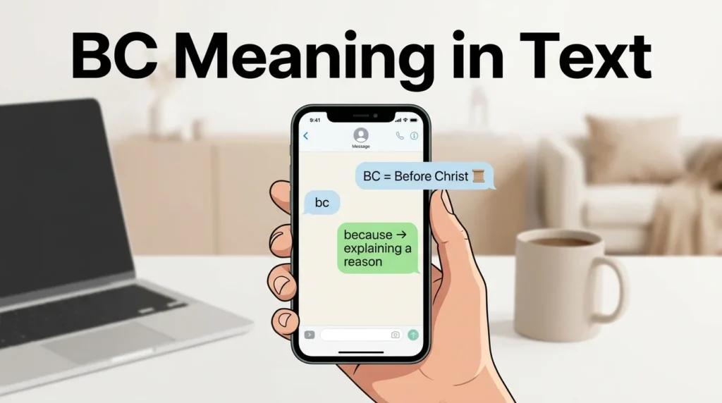 BC Meaning in text