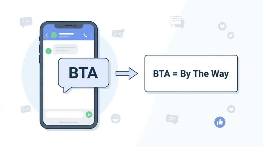 BTA Meaning in Text