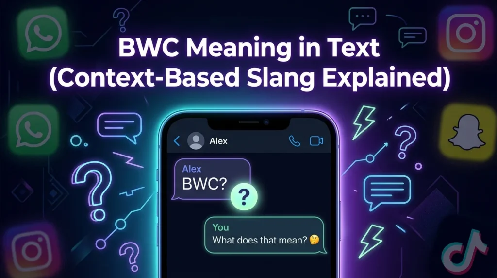 BWC Meaning in Text