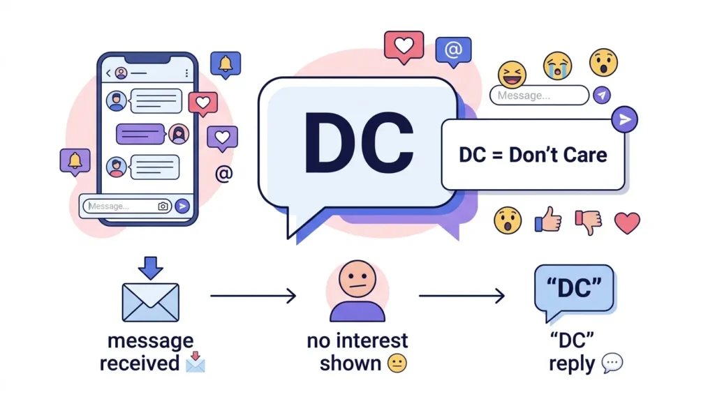 What Does DC Meaning in Text?