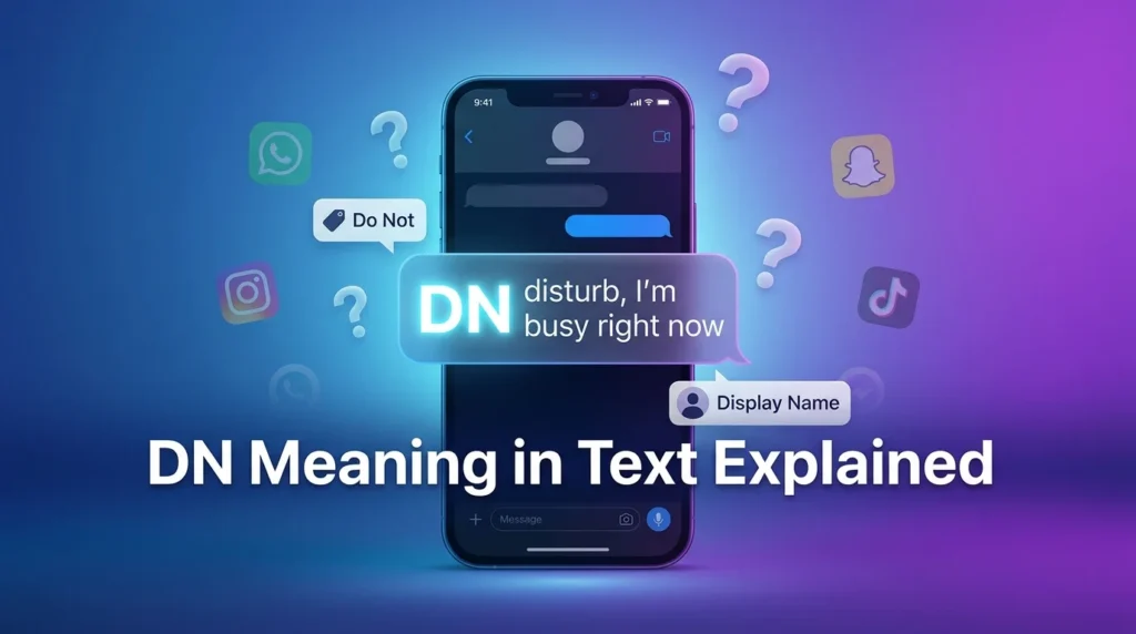 DN Meaning in Text