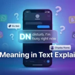 DN Meaning in Text