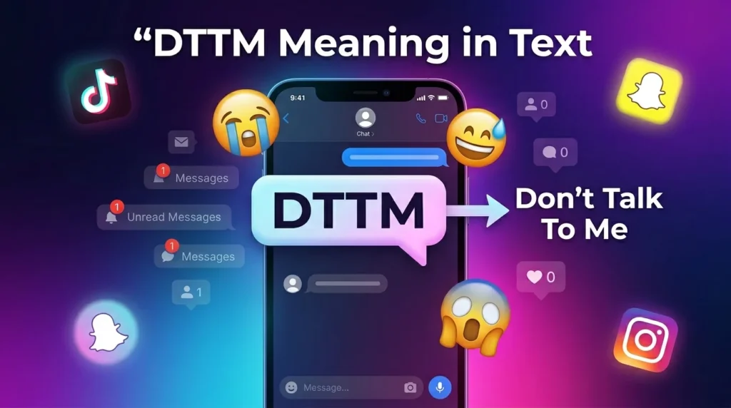 DTTM Meaning in Text