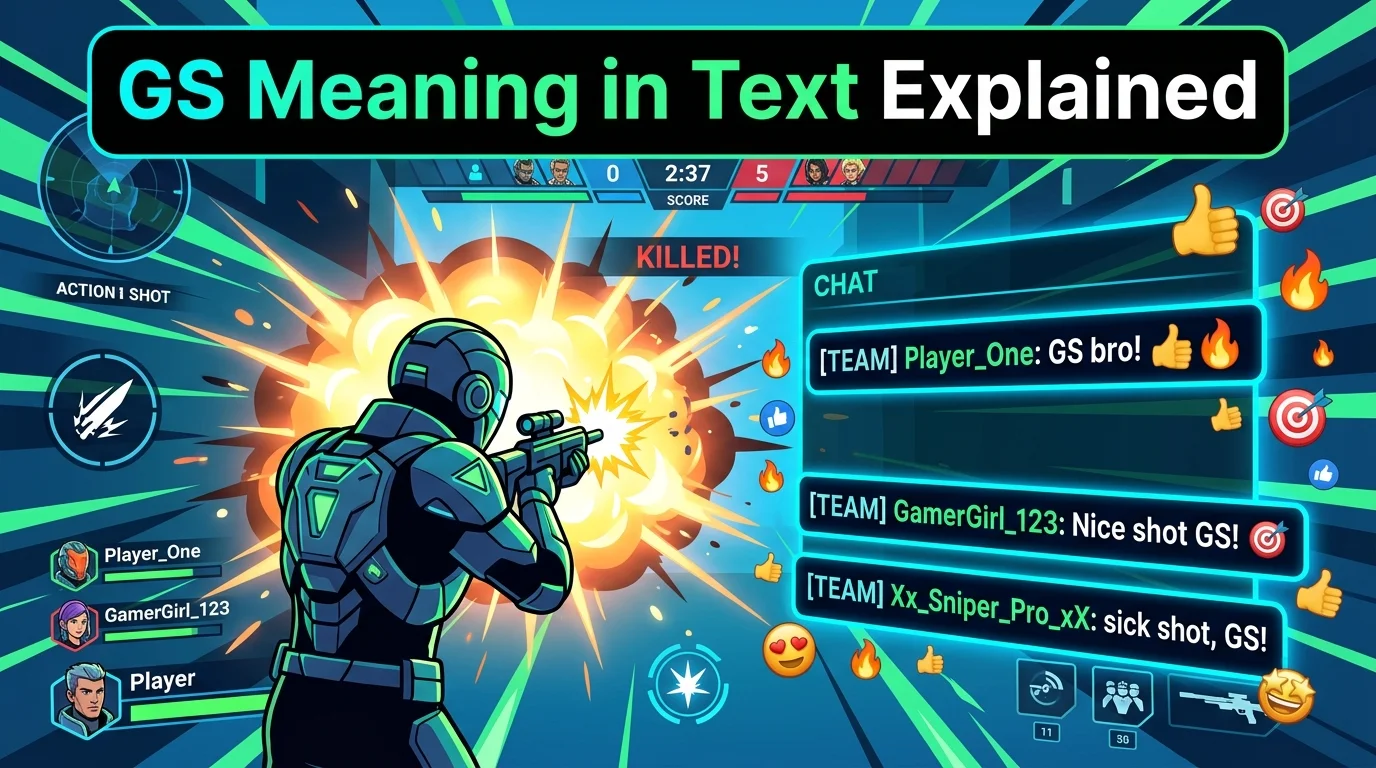 GS Meaning in Text