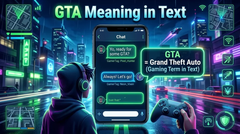 GTA Meaning in Text