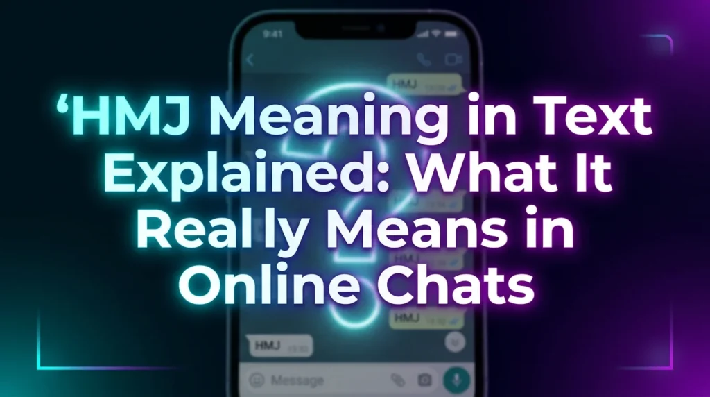 What Does HMJ Meaning in Text?