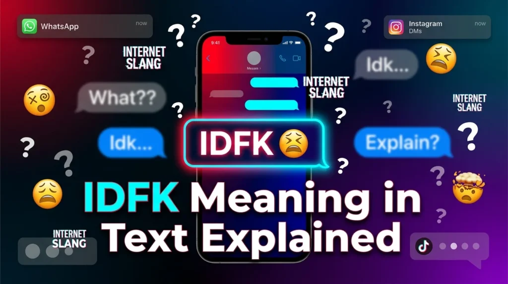 IDFK Meaning in Text