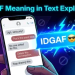 IDGAF Meaning in Text