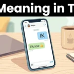 IK Meaning in Text