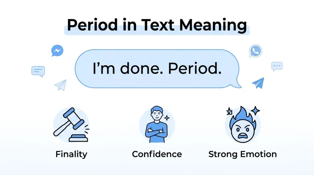 What Does Period Meaning in Text