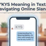 KYS Meaning in Text