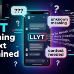 LLYT Meaning in Text