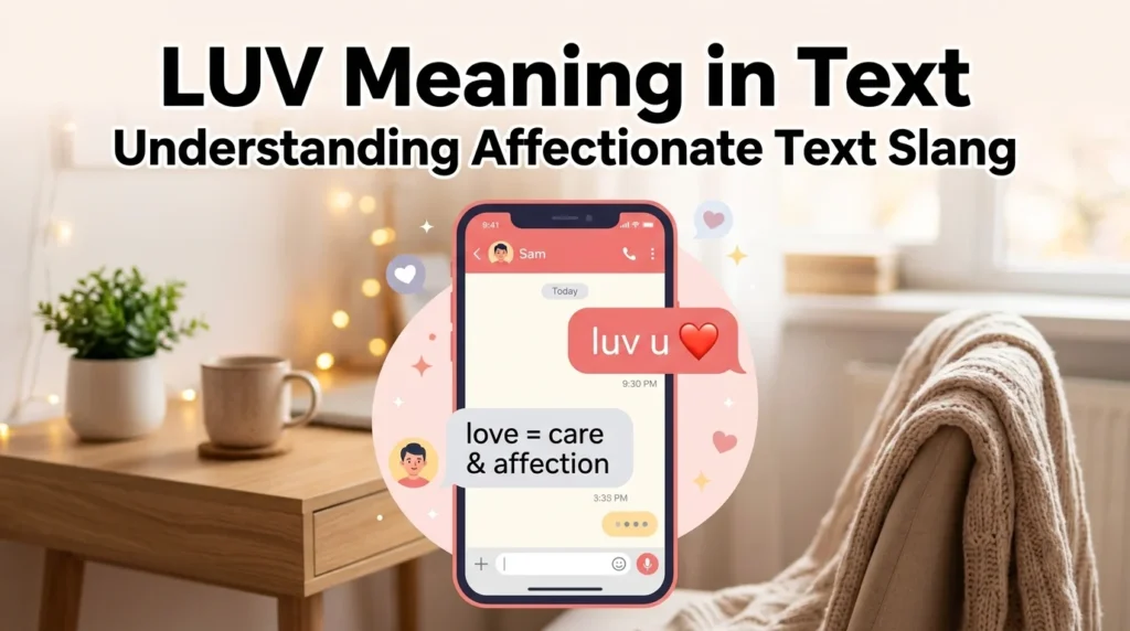 LUV Meaning in Text