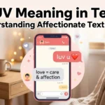 LUV Meaning in Text