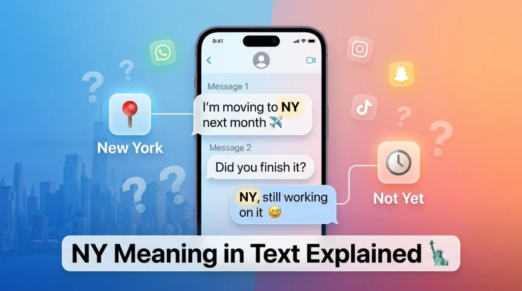 NY Meaning in Text