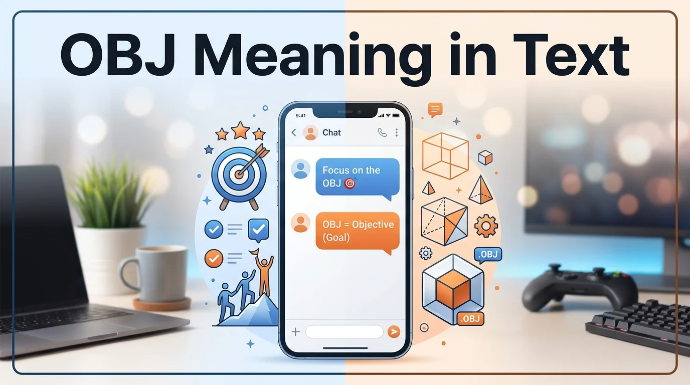 OBJ Meaning in Text