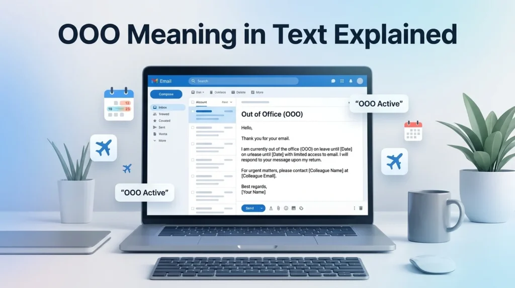 OOO Meaning in Text