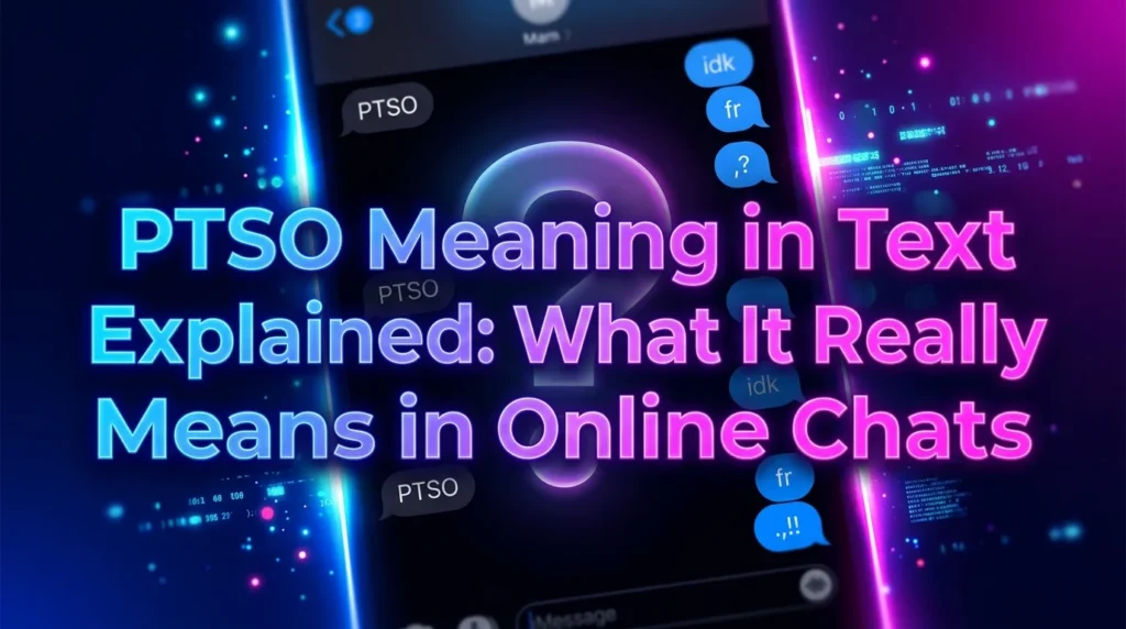 PTSO Meaning in Text