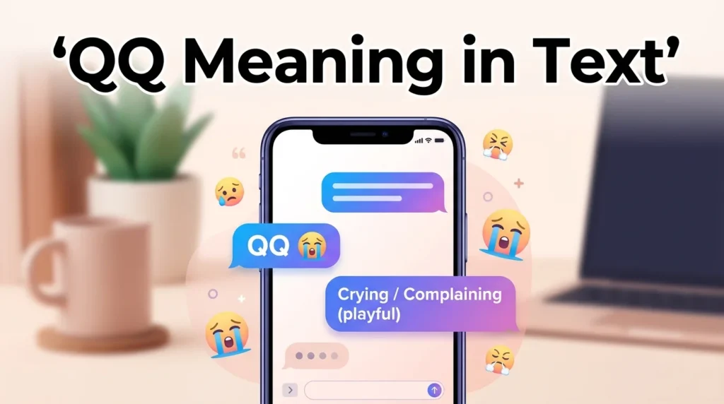 QQ Meaning in Text