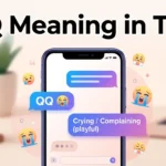 QQ Meaning in Text