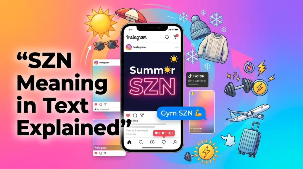 SZN Meaning in Text