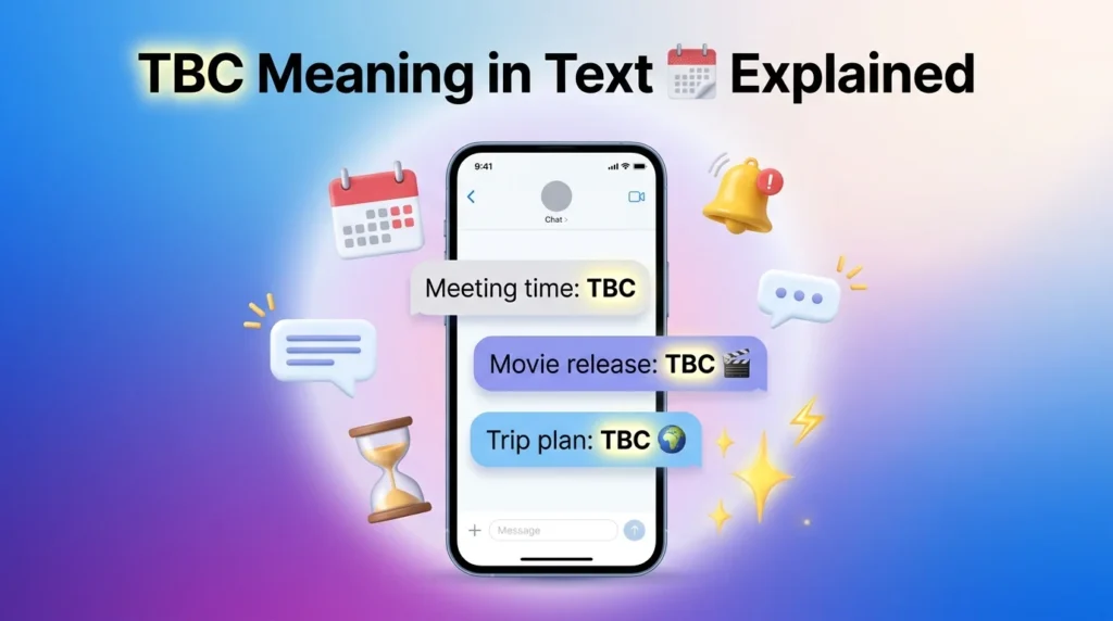 TBC Meaning in Text