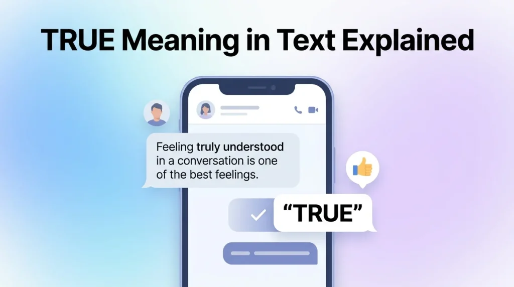 TRUE Meaning in Text