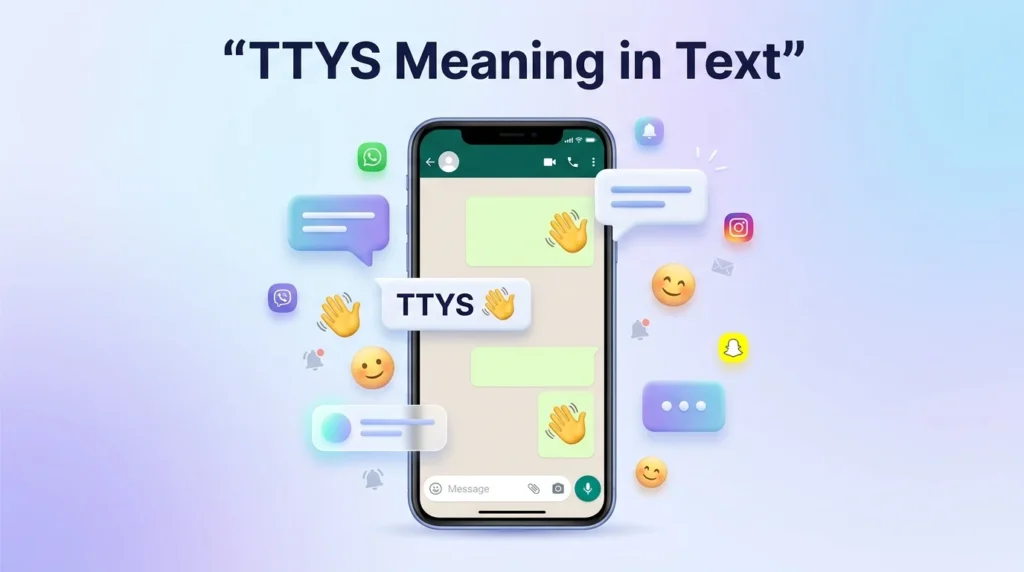 TTYS Meaning in Text