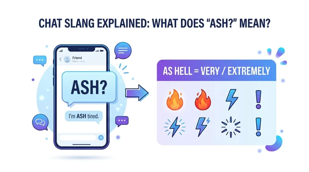 What Does ASH Meaning in Text?