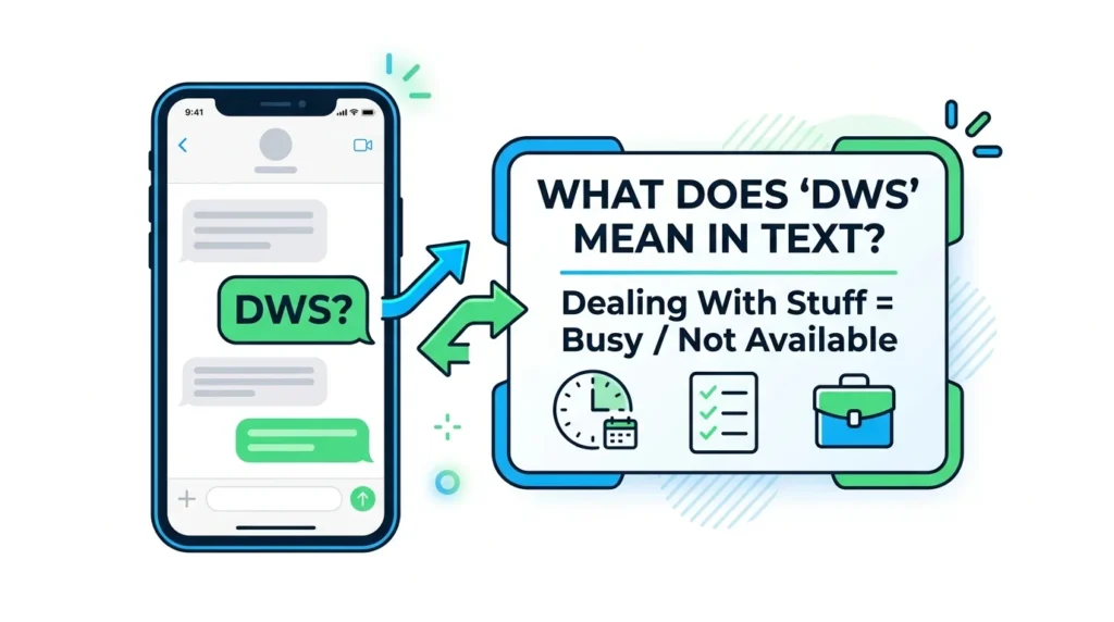What Does DWS Meaning in Text?