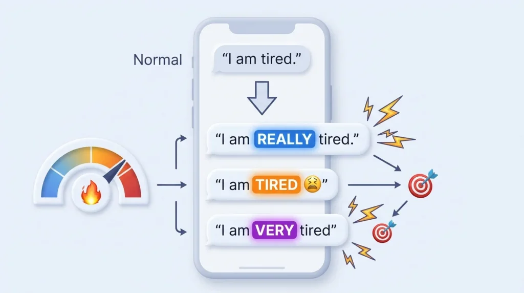 What Does EMPHASIZED Meaning in Text