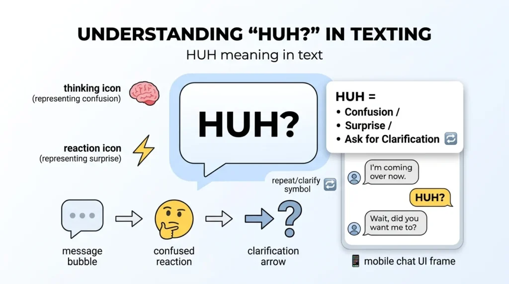 What Does HUH Meaning in Text?
