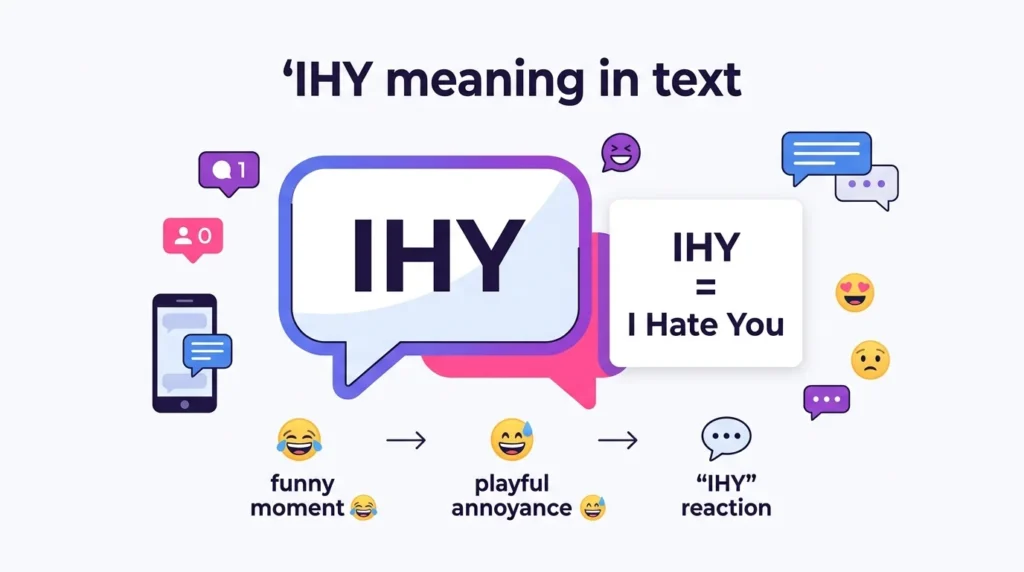 What Does IHY Meaning in Text?