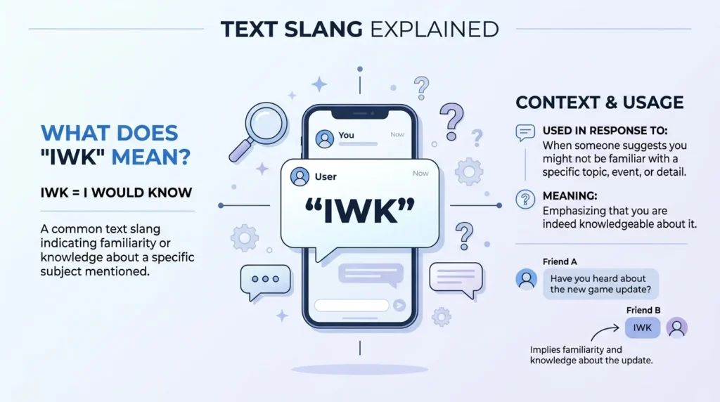 What Does IWK Meaning in Text?