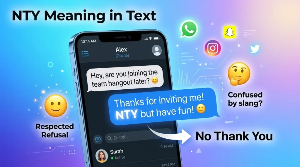What Does NTY Meaning in Text?