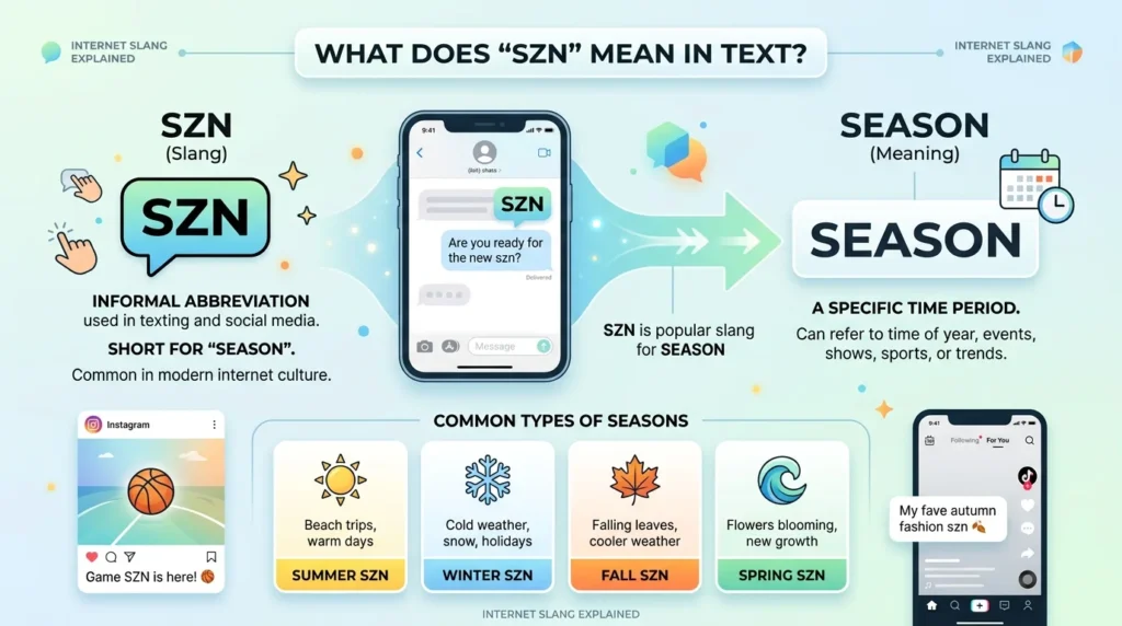 What Does SZN Mean in Text