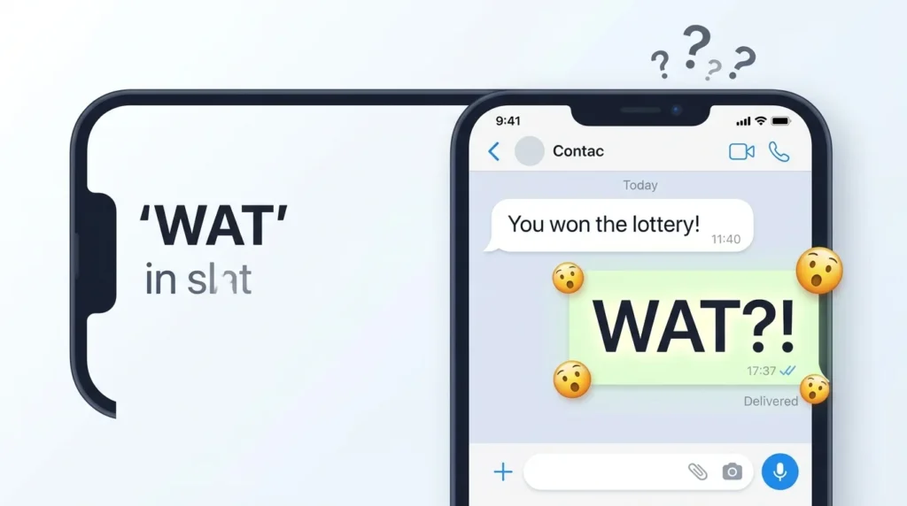 What Does WAT Meaning in Text?