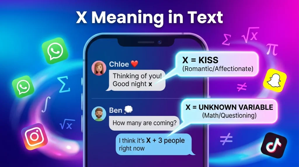 X Meaning in Text