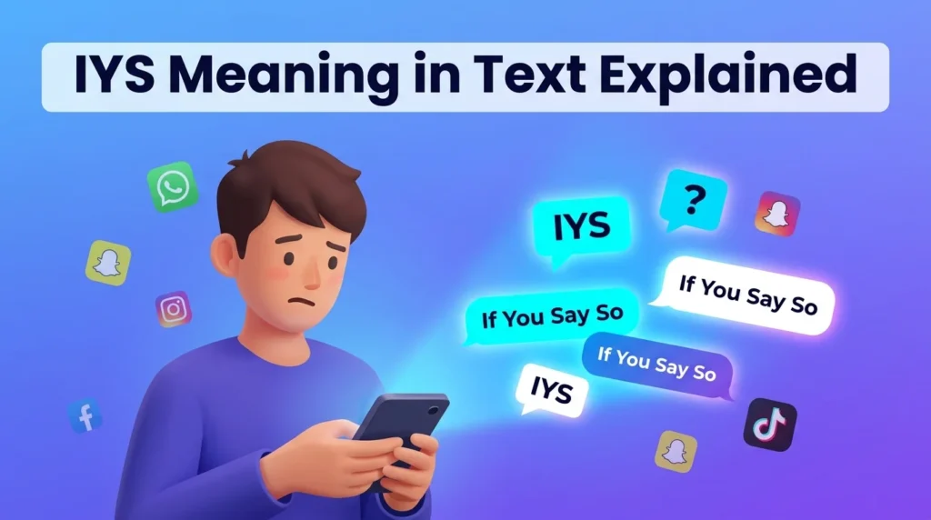 IYS Meaning in Text